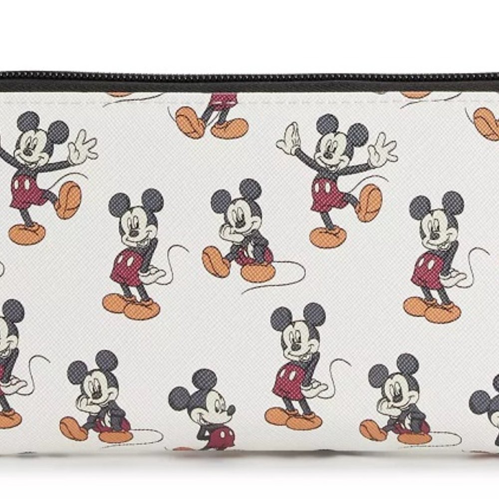 Disney Classic Mickey Mouse Full Zip Wallet - Picture 2 of 5